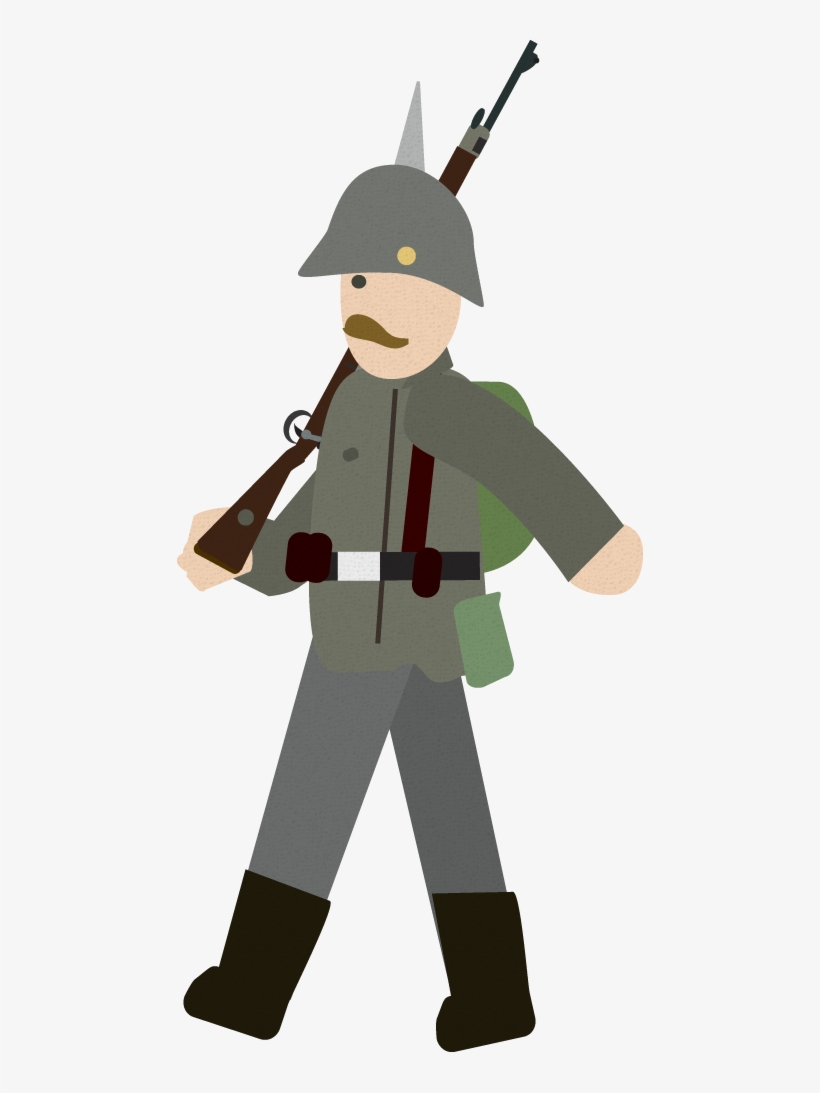 Ww1 German Soldier Http - Simple History World War 1, transparent png #9207153