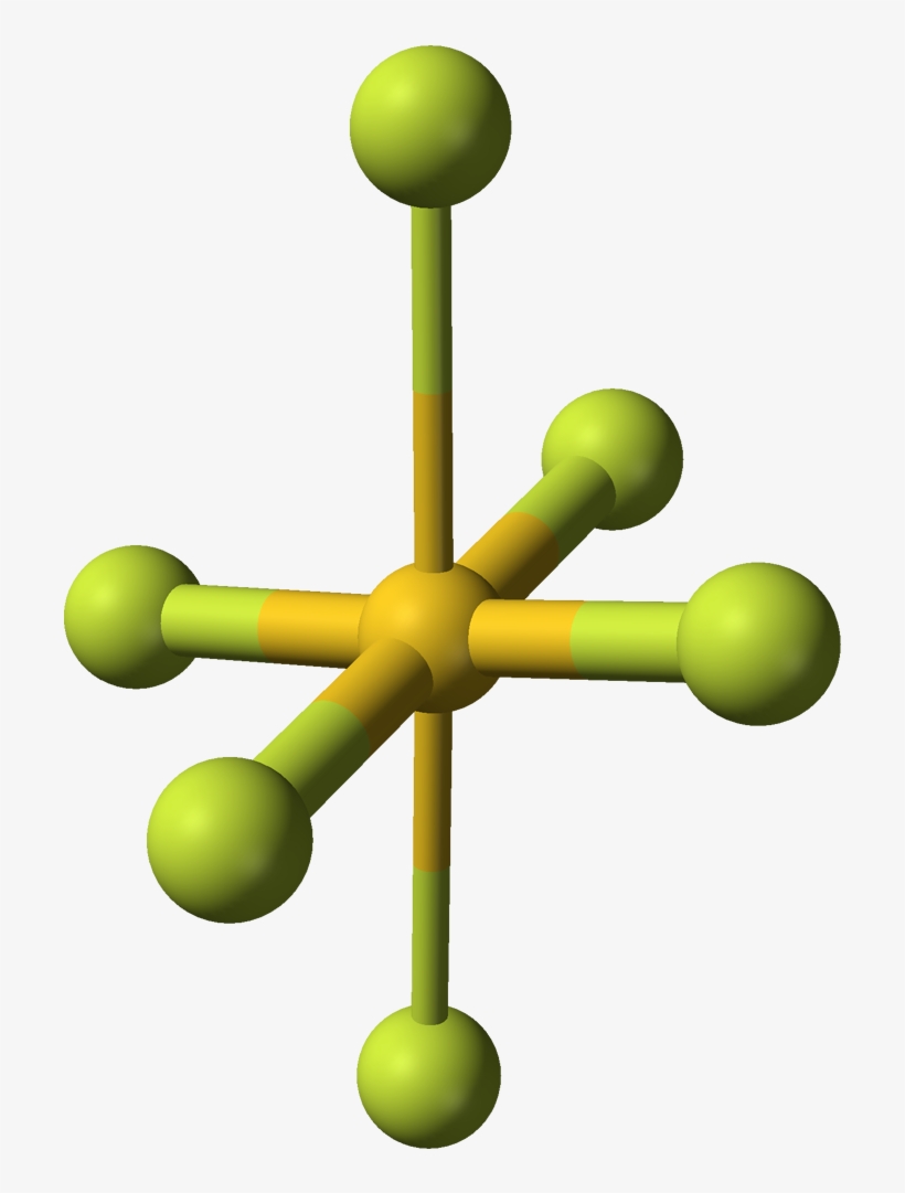 Gold Trifluoride Coordination 3d Balls - Gold Trifluoride, transparent png #9207310