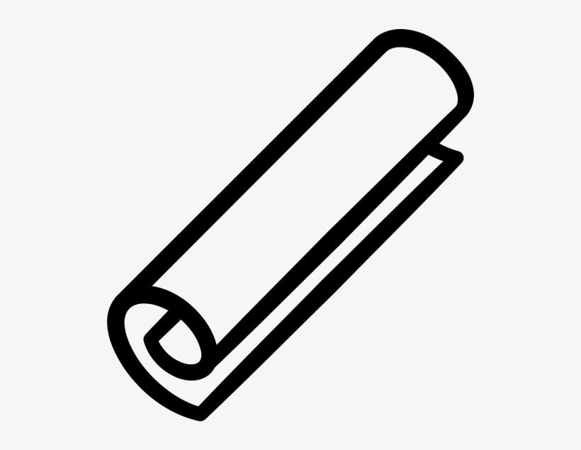 Our Scrolls - Rolled Paper Icon Png, transparent png #9207361