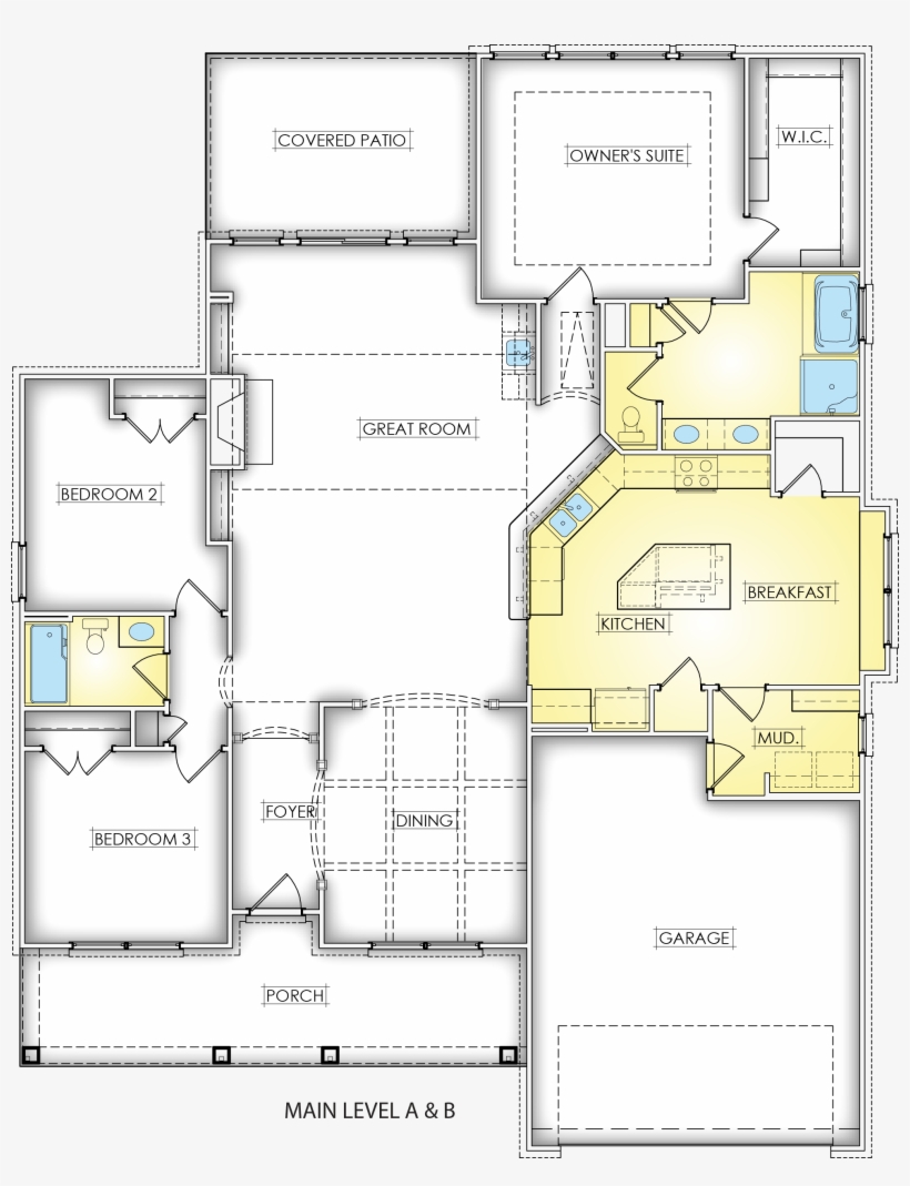 The Gardenia B Floor Plan - Floor Plan, transparent png #9207566