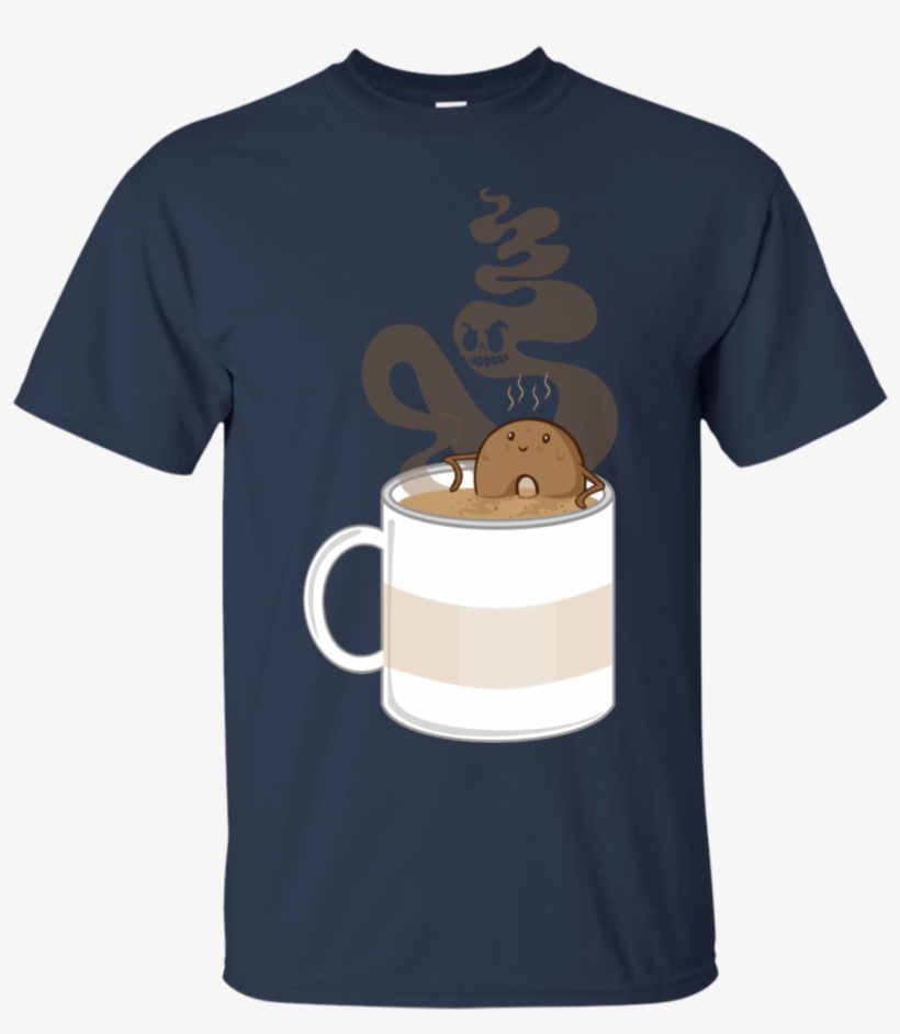 Dunkin Donut Cartoon T Shirt & Hoodie - T-shirt, transparent png #9207779