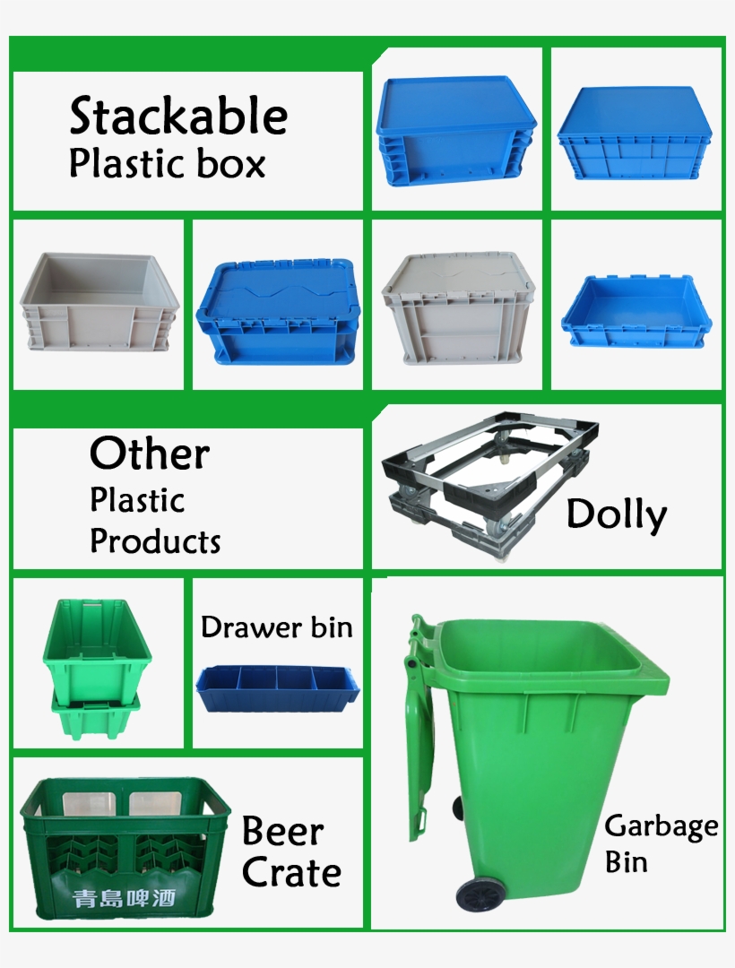 Stackable Storage Plastic Moving Boxes - Cart, transparent png #9207826