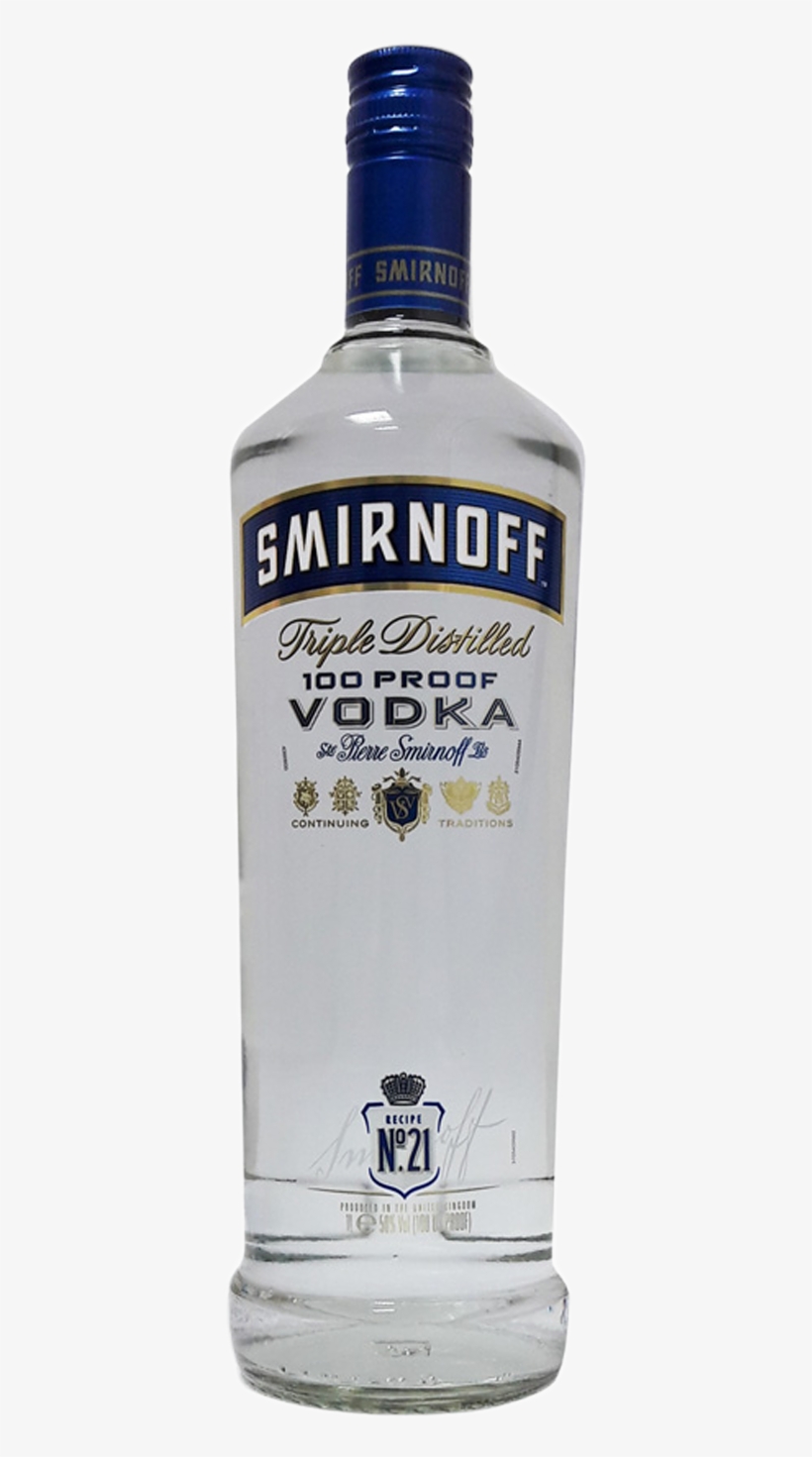 Smirnoff Blue Ltr[united Kingdom] - Smirnoff 100 1.75 L, transparent png #9207969