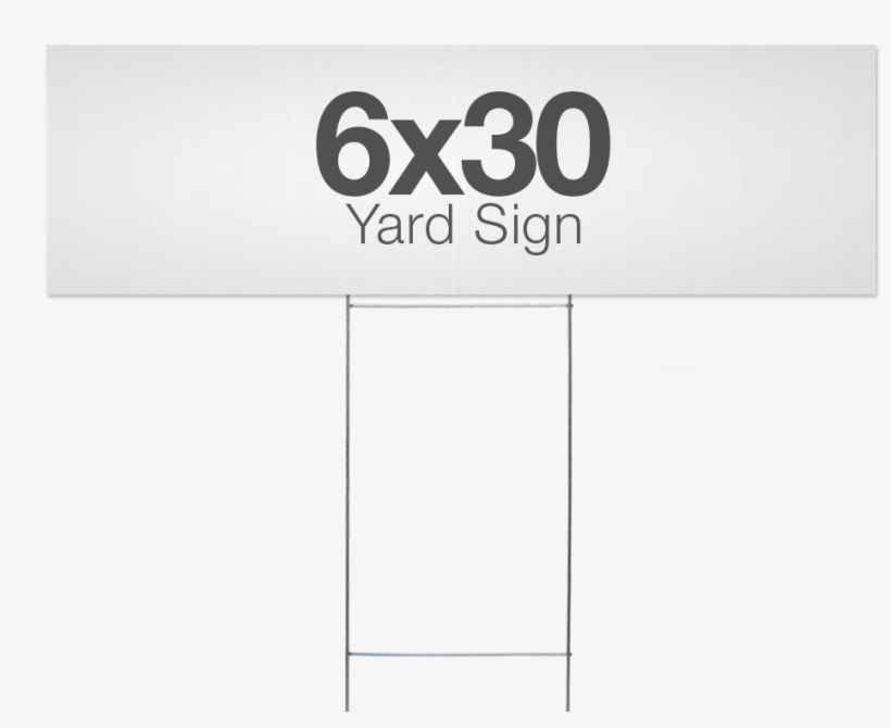 Yard Sign Size 1000x1000-2 - Signage, transparent png #9208893