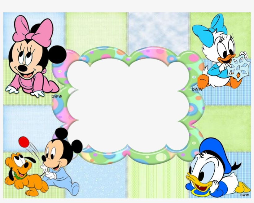 Moldura Para Bebê Imagem 1 ~ Molduras Para Fotos - Moldura Baby Disney, transparent png #9208974