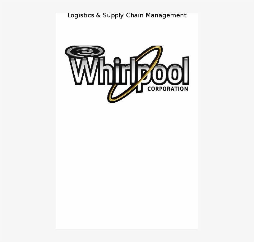 Docx - Whirlpool Corporation, transparent png #9209592