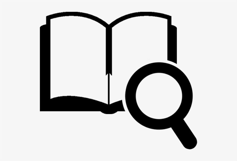 In Depth Analysis Of Your Company - Book Magnifying Glass Icon, transparent png #9210139