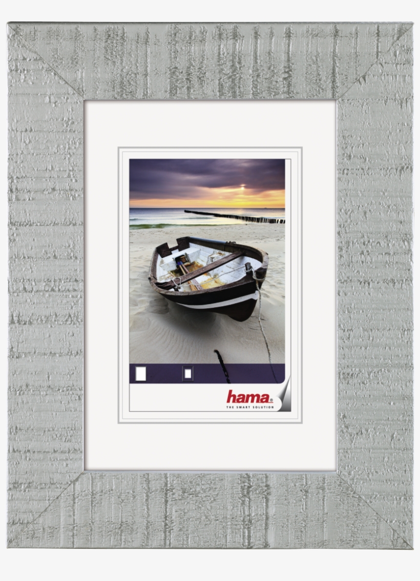 "barchetta" Wooden Frame, Light Grey, 15 X 20 Cm - Hama Barchetta Wooden Frame, transparent png #9210140