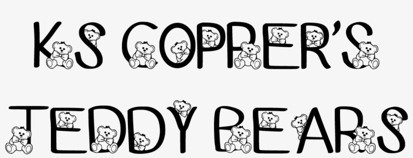 Sample Image Of Ks Coppers Teddy Bears Font By Pretty, transparent png #9210361