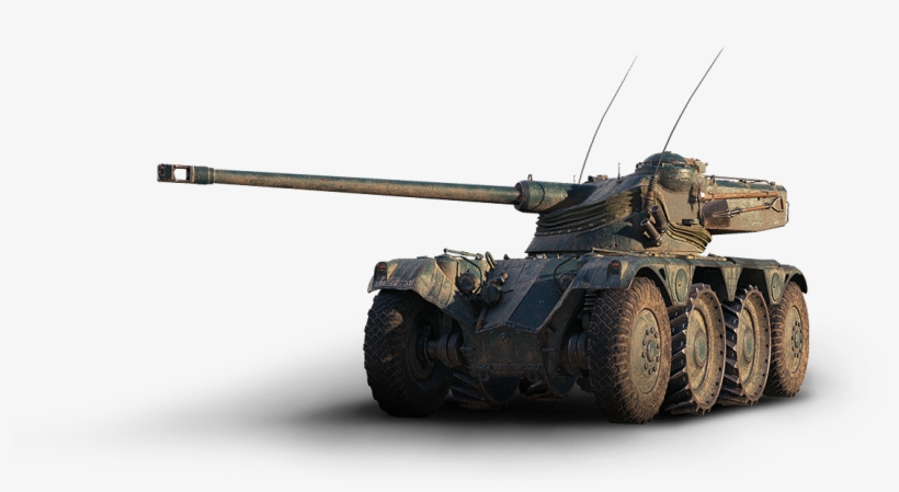 Wot Wheeled Vehicles Render Ebr 75 - Scale Model, transparent png #9210620