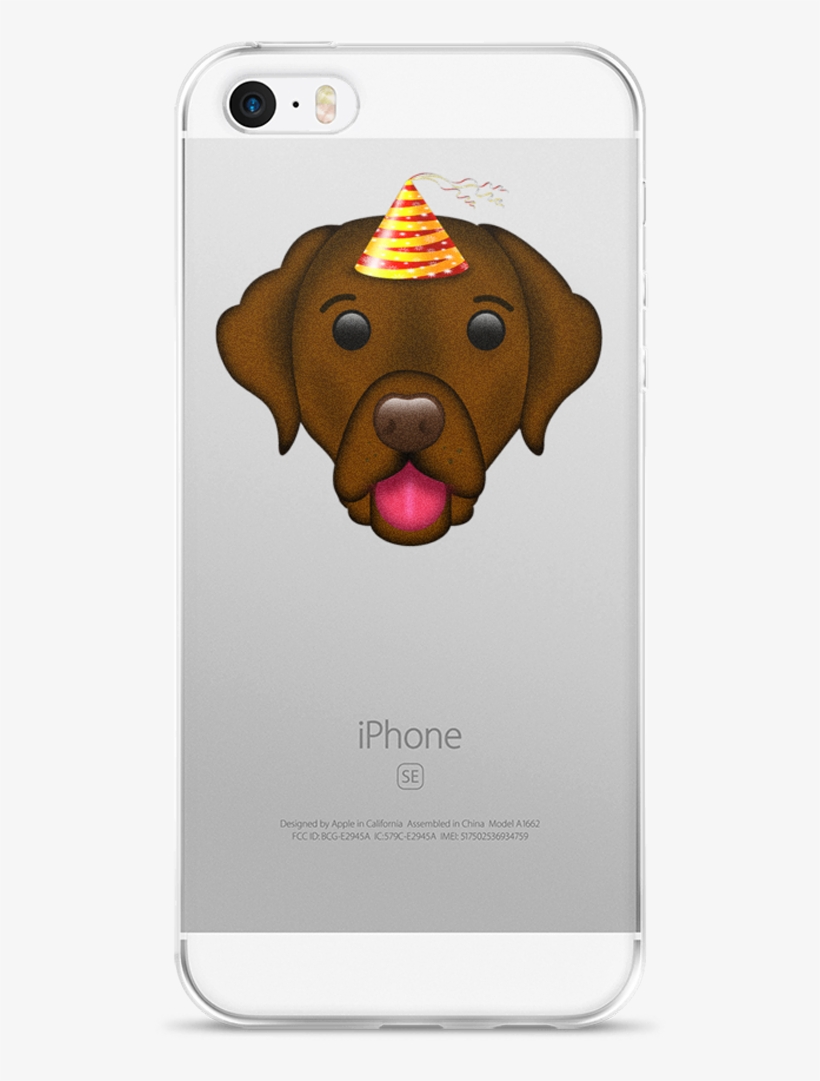Emoji75 Phonecase Printfile Mockup Back Iphone 55sse - Labrador Retriever, transparent png #9210789