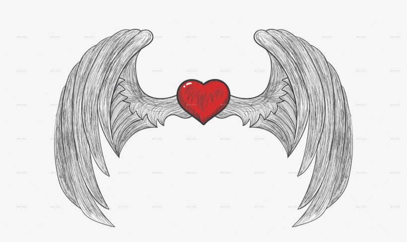 Png/wing Of Love-15 - Heart, transparent png #9210822
