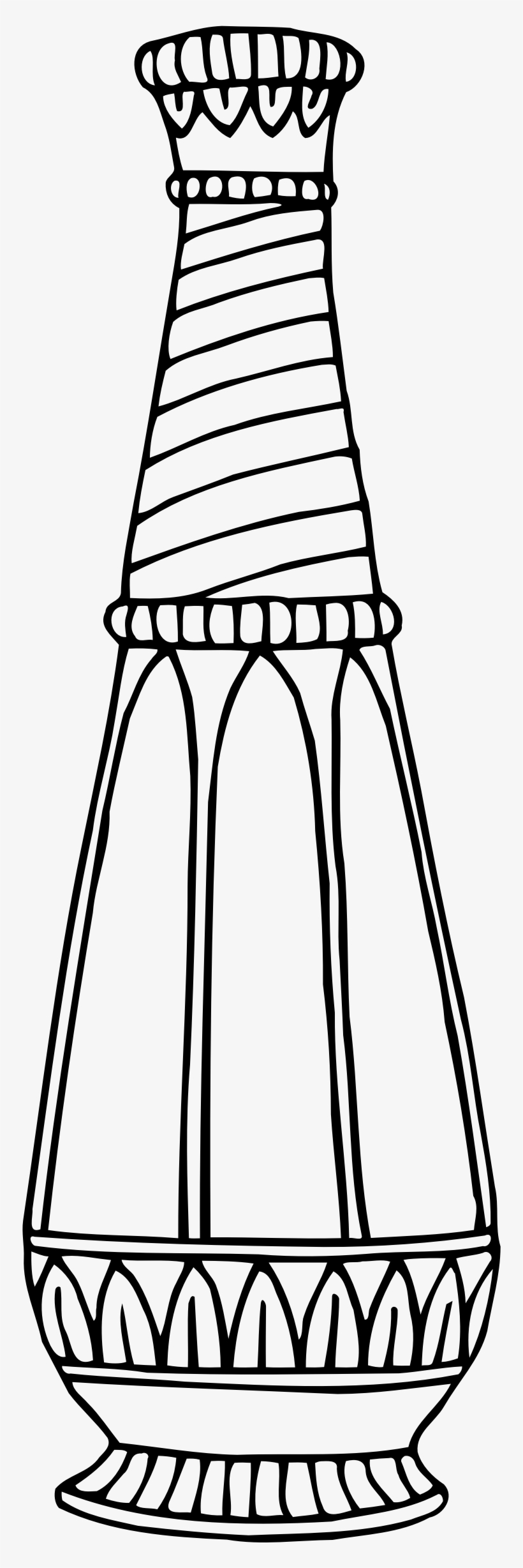 This Free Icons Png Design Of Vase 11 Line Drawing, transparent png #9211794
