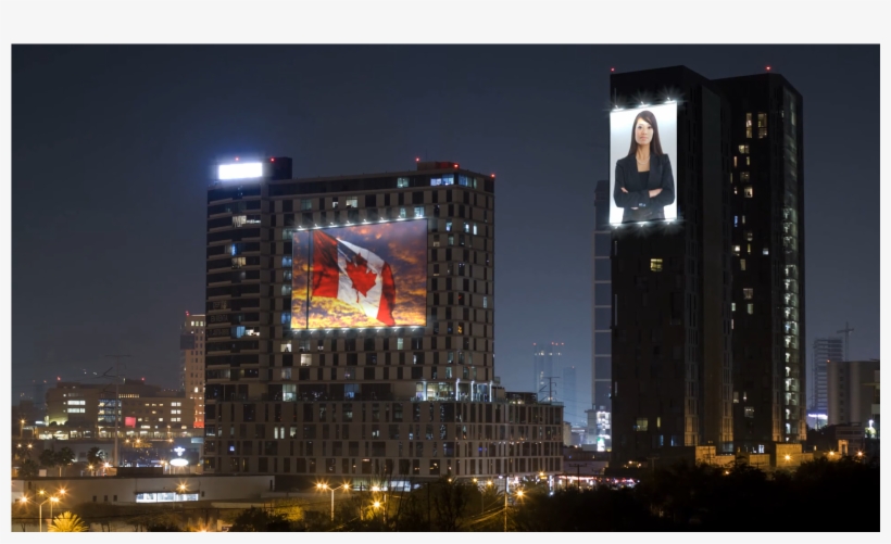 City Skyline Billboard - Skyscraper, transparent png #9211845