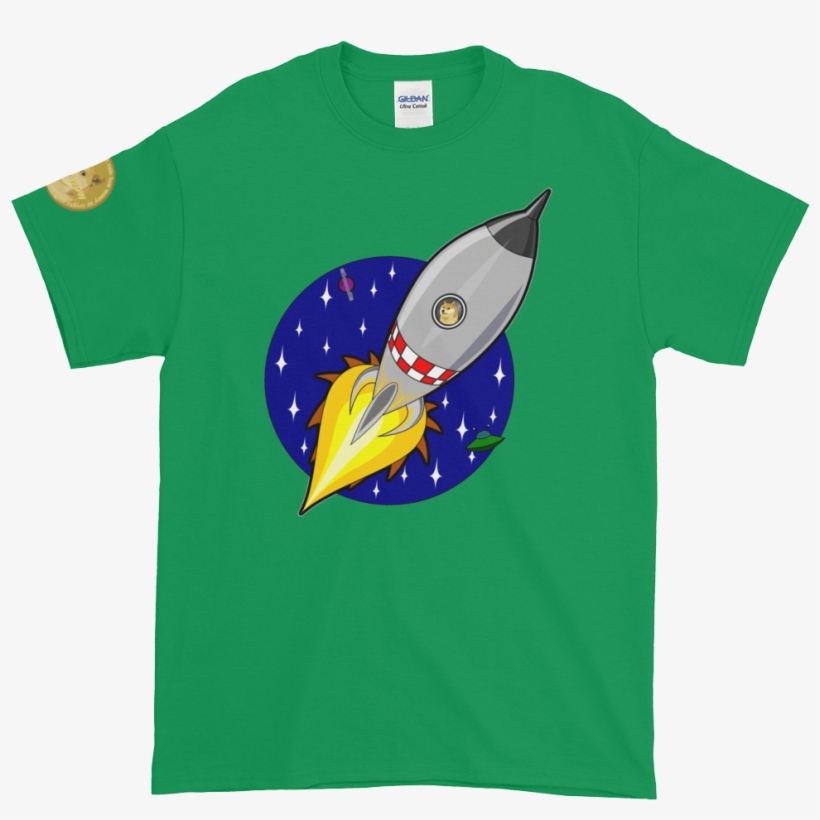 Dogecoin So Rocket T-shirt - T-shirt, transparent png #9212083