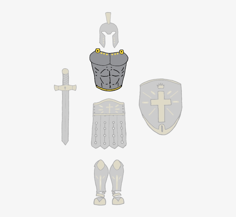 Armor Of God Breastplate - Cross, transparent png #9212571