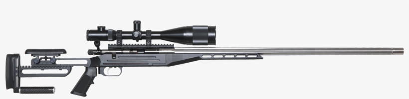 Nesika K Rifle Fitted With A Dolphin Modular Stock - Assault Rifle, transparent png #9212622