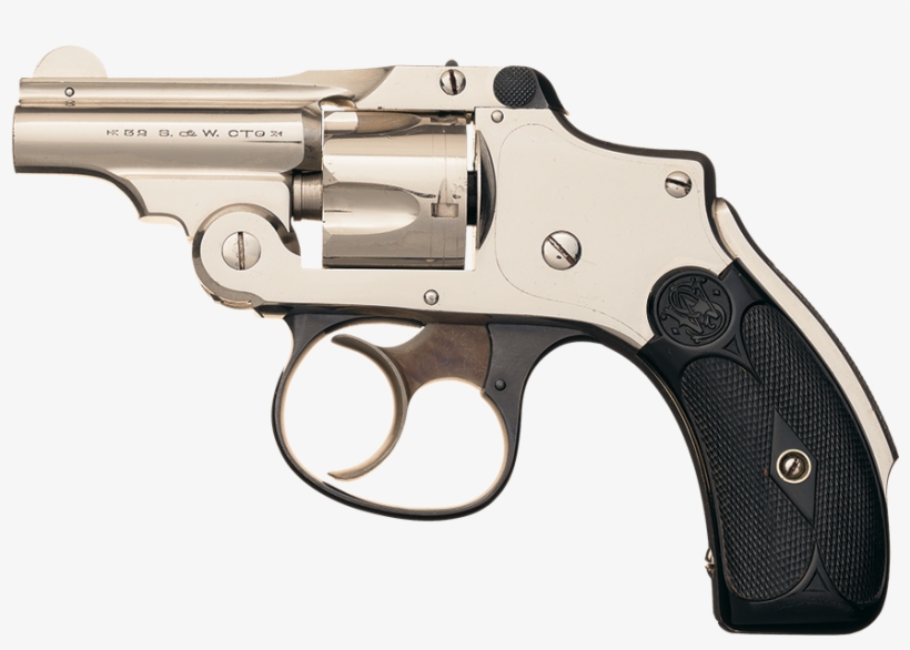 32 Safety Hammerless Revolver Bicycle Gun Barrel - Revolver, transparent png #9212631