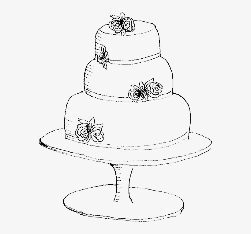 Fancy Triple Drawings Pinterest Art Cakes - Best Birthday Cake Drawing, transparent png #9212744