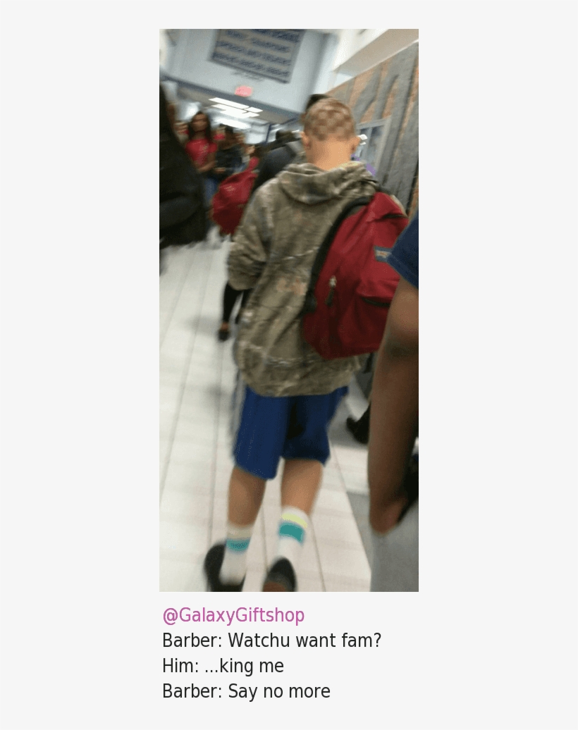 Barber Say No More - Girl, transparent png #9212978