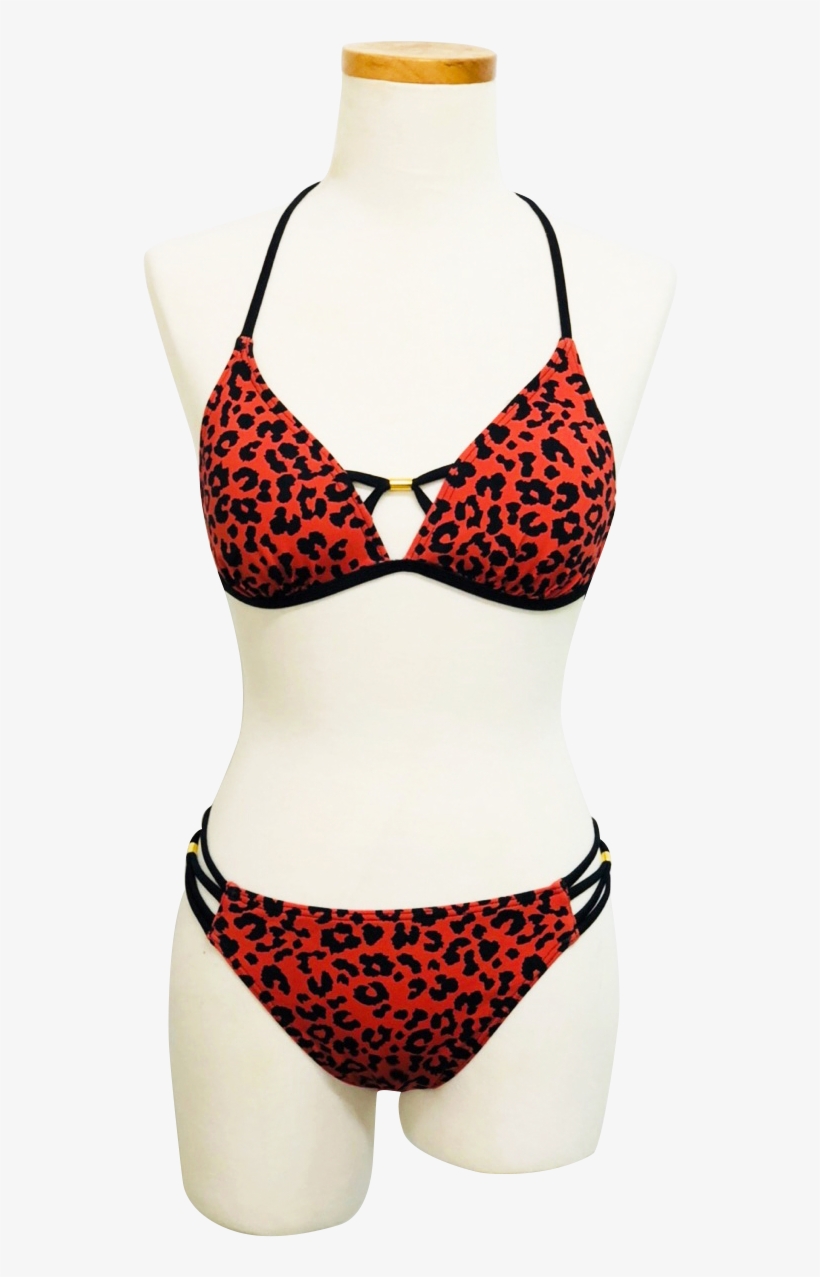 Women's Lace-up Bralette Bikini Suit - Lingerie Top, transparent png #9213401