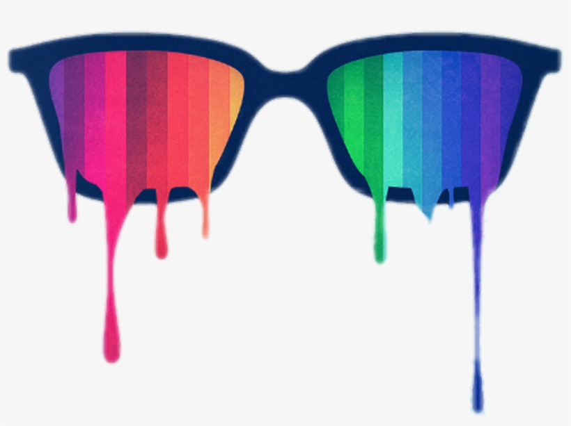 #glasses #colorful #hipster #yolo #lentes - Glasses, transparent png #9213724