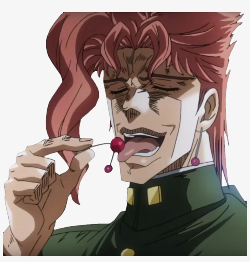Kakyoin Rero Png Free Transparent Png Download Pngkey I like cherries and j...