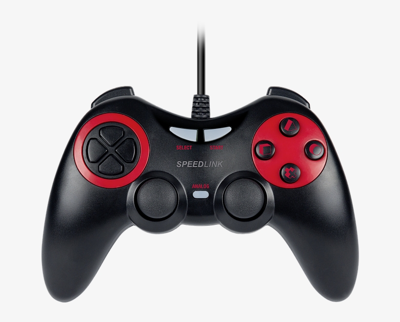 Speedlink Strike P2 , Crni Ps2, Gamepad - Game Controller, transparent png #9214157