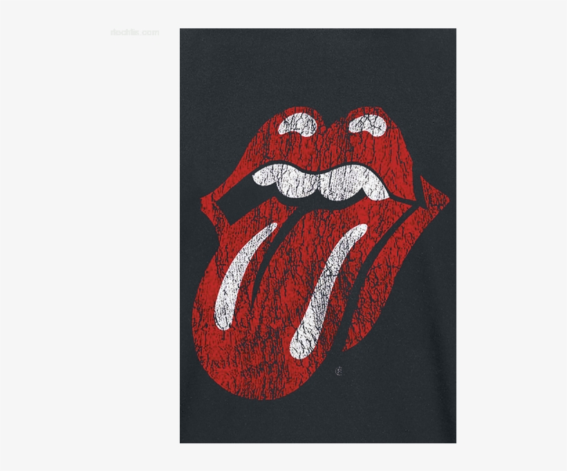 Classic Tongue The Rolling Stones T Shirt Manches Courtes - Rolling Stones Tongue, transparent png #9214400