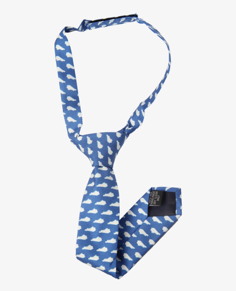Ky Blue Kids Necktie - Polka Dot, transparent png #9214483