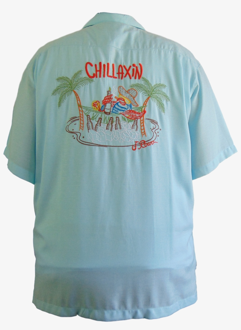 Embroidered Hawaiian Shirt - Polo Shirt, transparent png #9214894