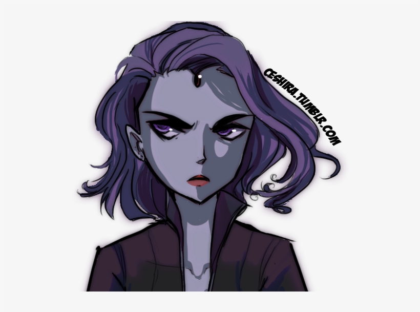 My Art Teen Titans Avengers Teen Titans Go Spoopy Time - Raven As Black Widow, transparent png #9214902