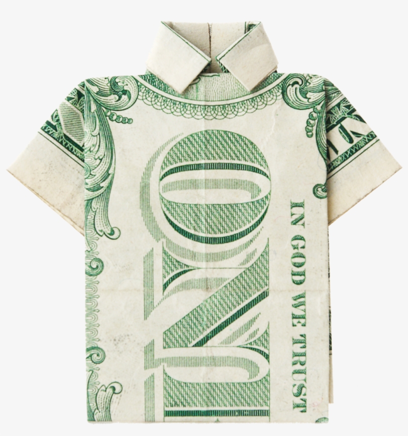 Shirt - Dollar Bill, transparent png #9215110