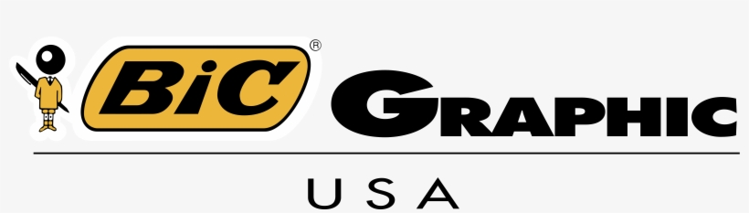 Bic Graphic Usa Logo Png Transparent - Bic, transparent png #9215497