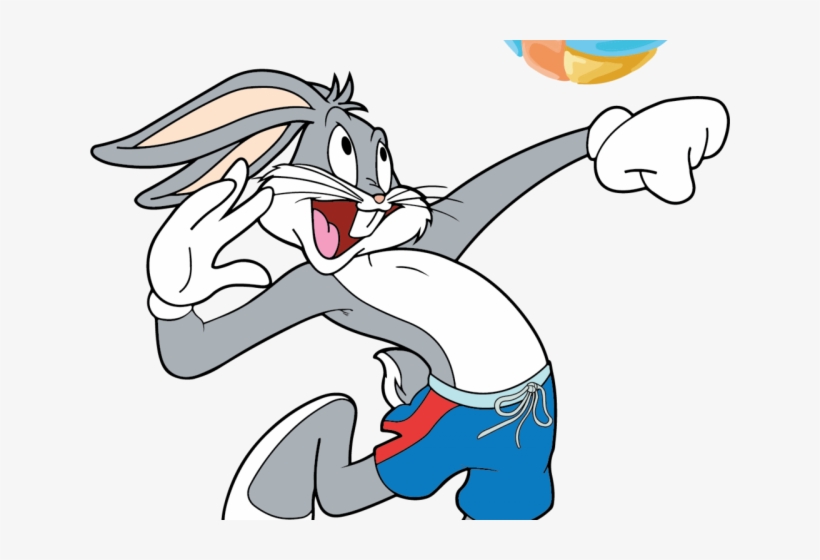 Easter Clipart Bugs Bunny - Bugs Bunny Playing Sports, transparent png #9215760