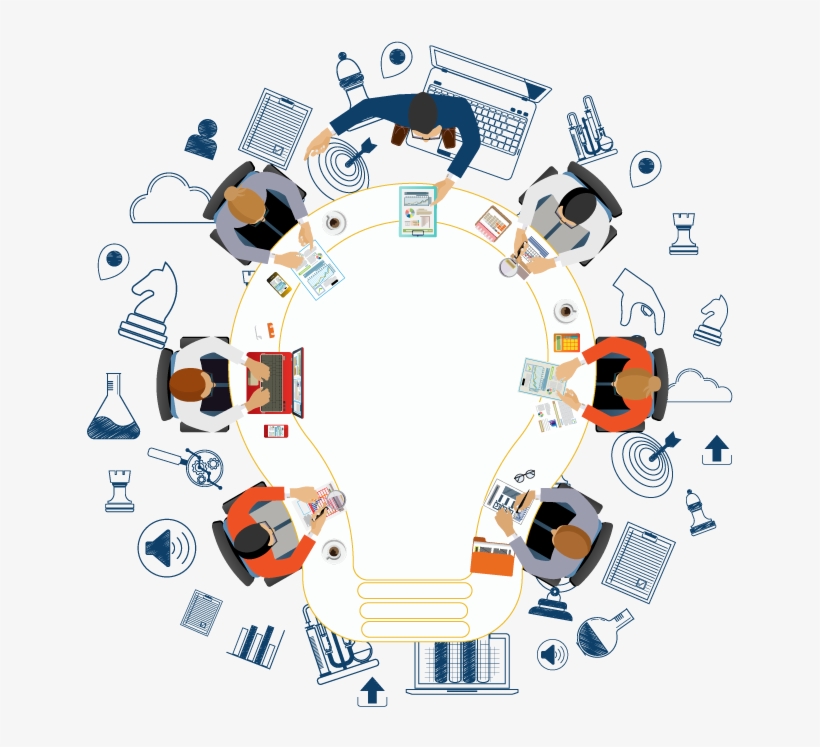 Strategic Lightbulb - Circle, transparent png #9216527