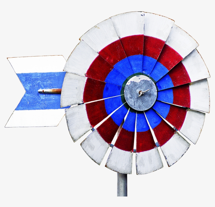 Pinwheel, Windmill, Us-style, Turn, Old, Nostalgia - Circle, transparent png #9216612