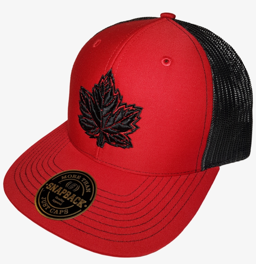 Canada Maple Leaf Black And Gold Snapback More Than - Baseball Cap, transparent png #9217006