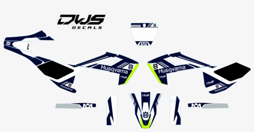 Complete Stickerset Husqvarna Fs 450 2016 2017 2018 - Ktm Exc 2018 Graphics, transparent png #9218426