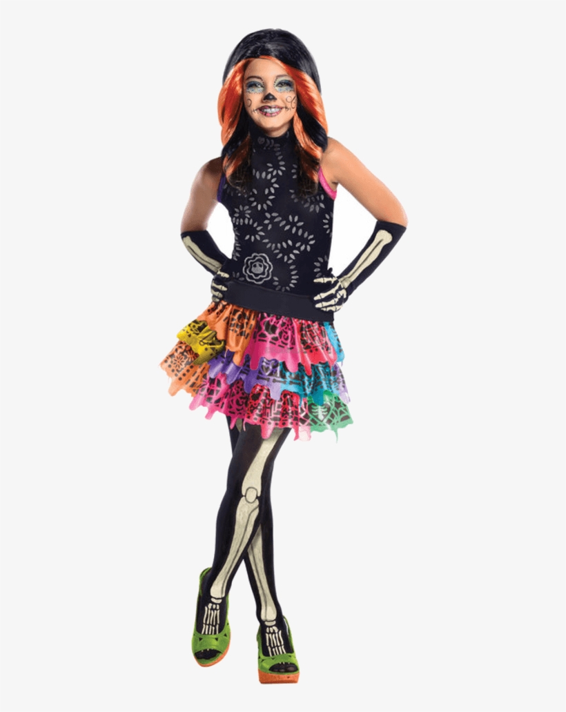 Child Monster High - Skelita Monster High Costume, transparent png #9219084