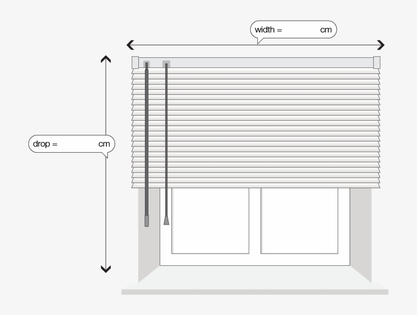 Outside A Window Recess - Measure For Venetian Blind, transparent png #9219271