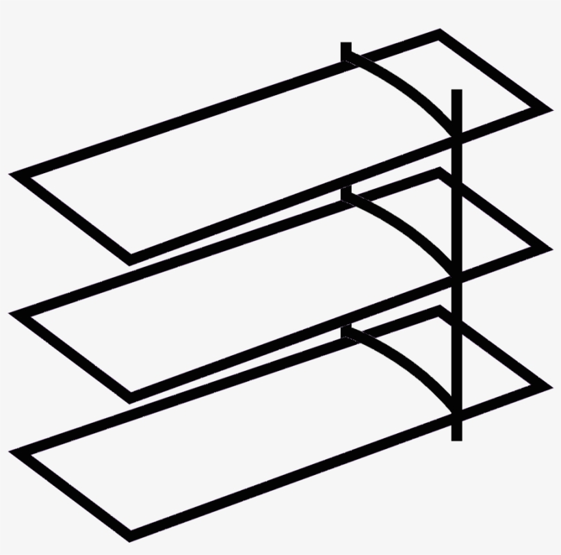 Wood Venetian Blinds - Line Art, transparent png #9219302