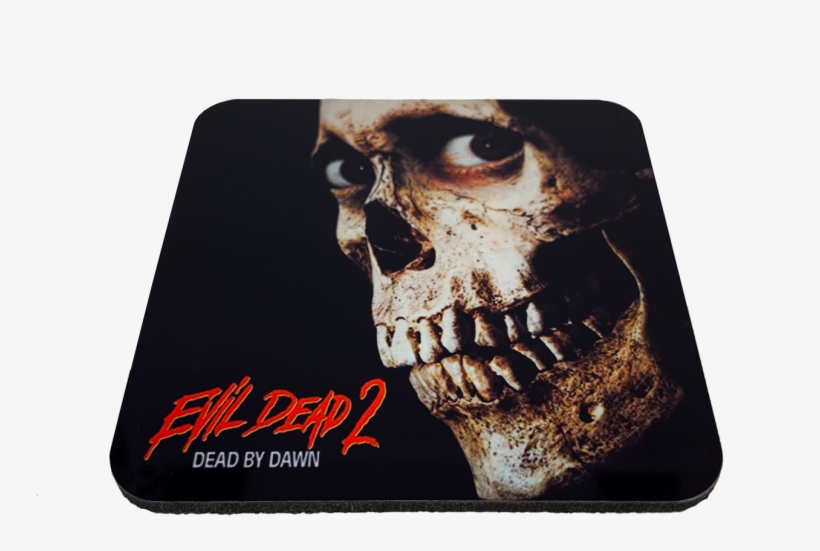 Evil Dead 2 Drink Coaster - Evil Dead 2 Movie Poster, transparent png #9219415