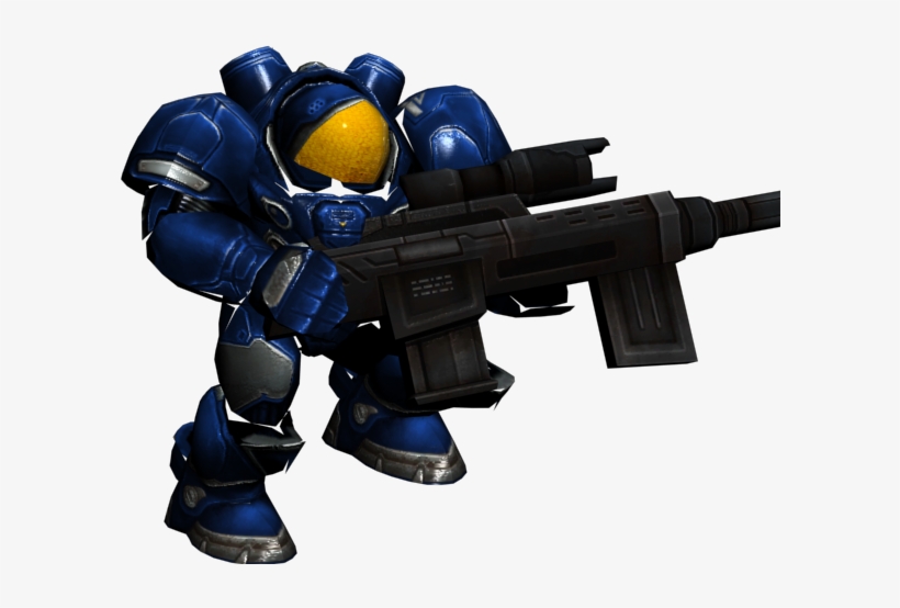 Image - Starcraft 2 Marine Png, transparent png #9219457