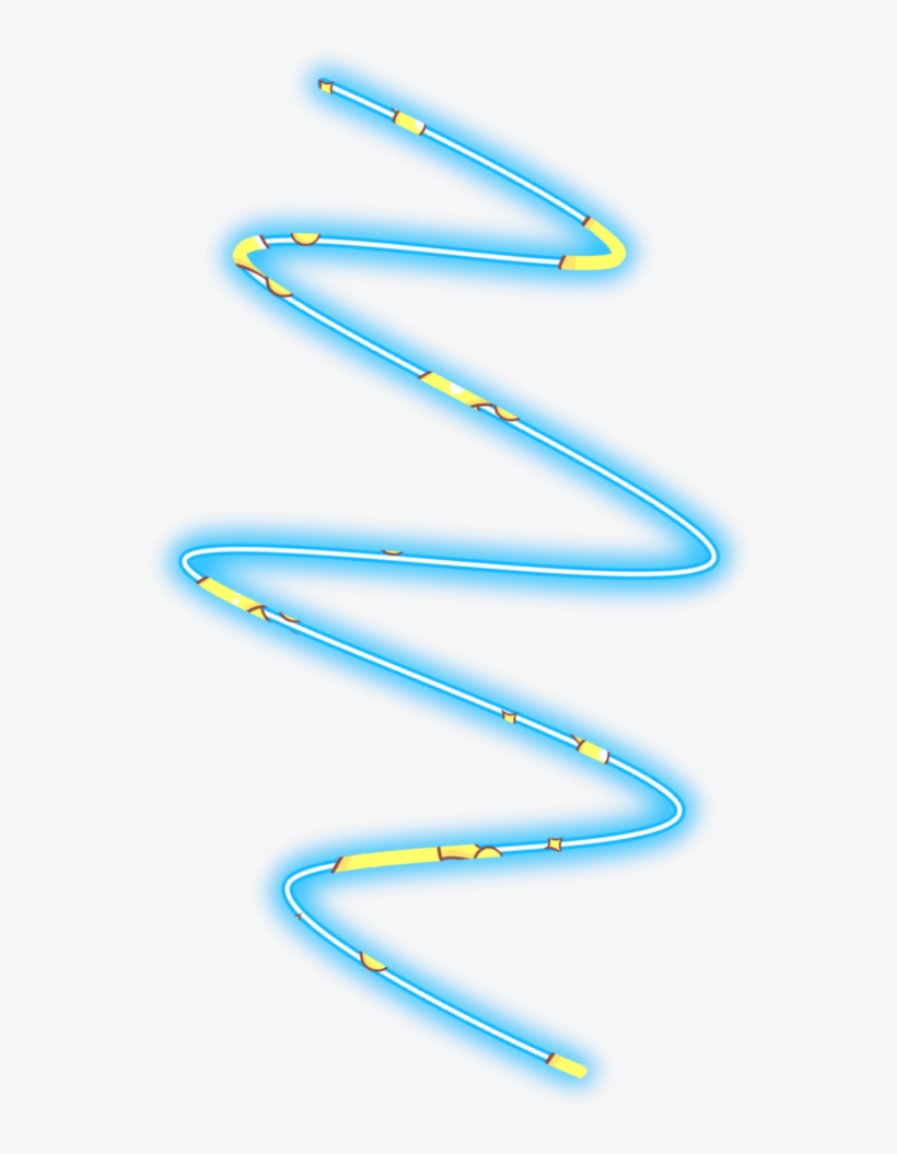 #neon #line #spiral#freetoedit #blue #geometric #border - Orange, transparent png #9219857