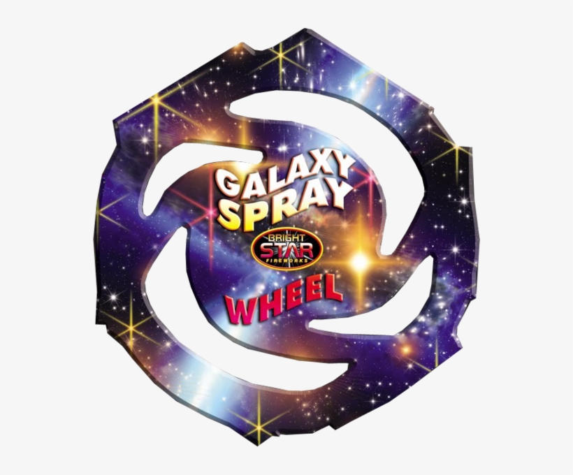 Galaxy Spray Wheel, Catherine Wheel, Bright Star, Fireworks, - Galaxy Spray Catherine Wheel, transparent png #9219892