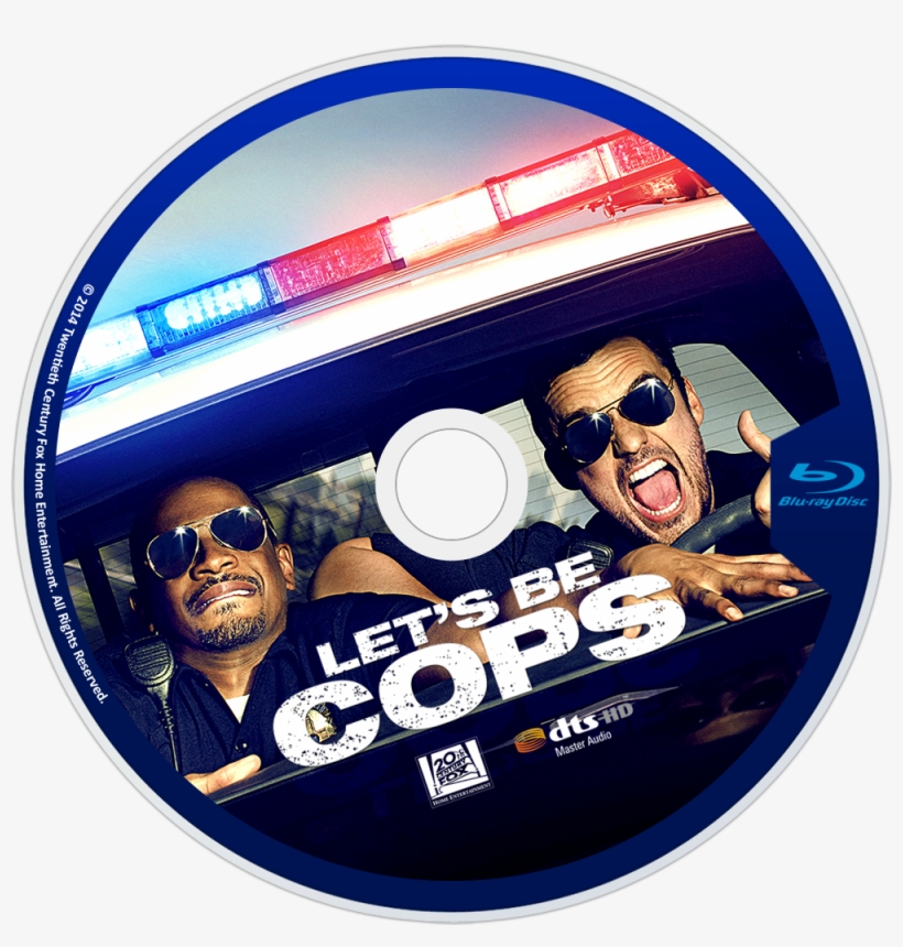 Let's Be Cops Bluray Disc Image - Lets Be A Cop, transparent png #9220100