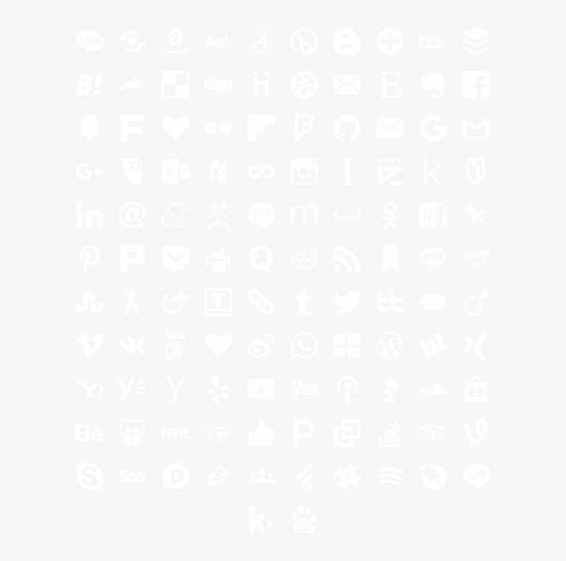 Custom Social Icon Font Image - Behance, transparent png #9220459