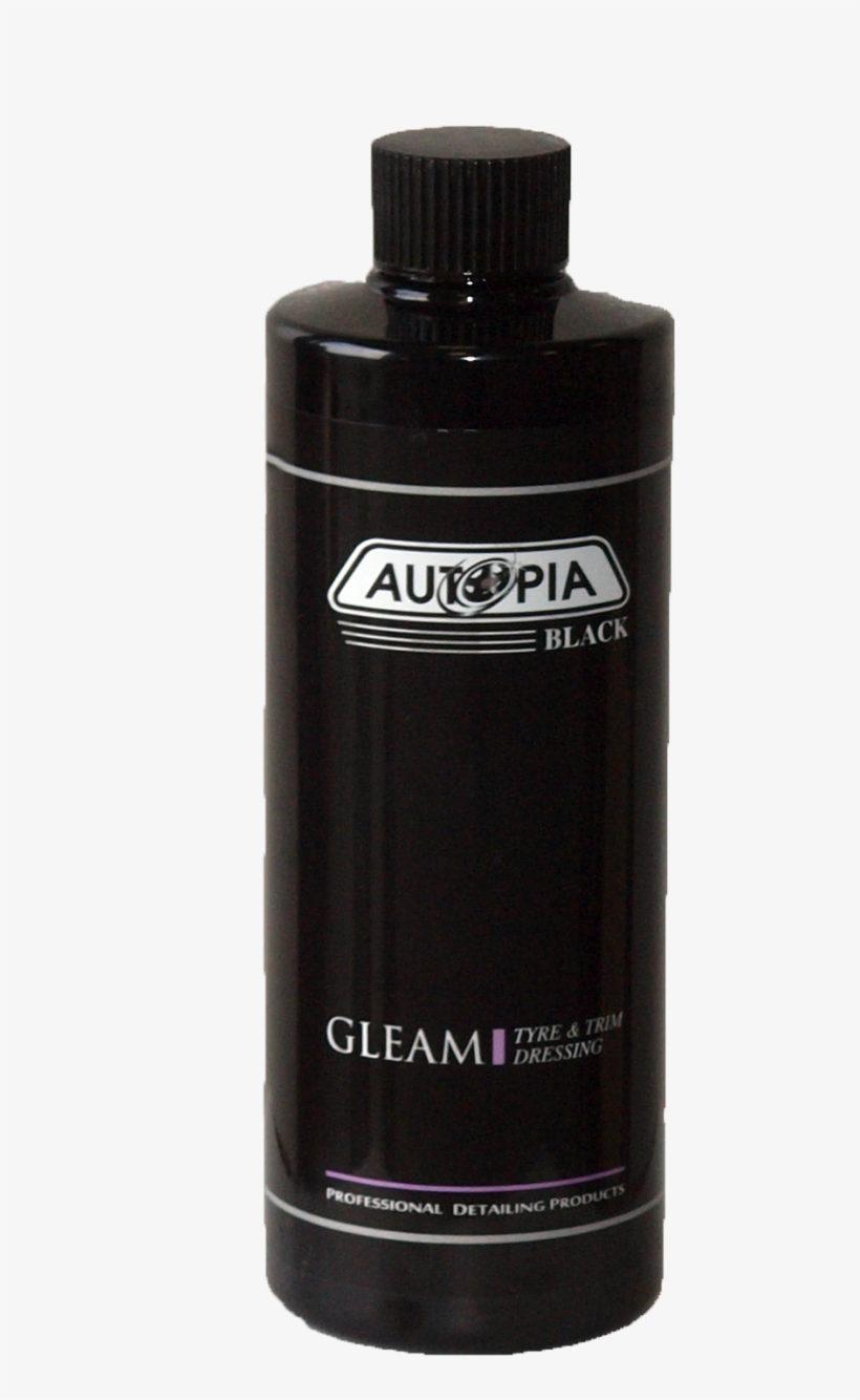 Gleam Tyre & Trim Dressing - Water Bottle, transparent png #9222056