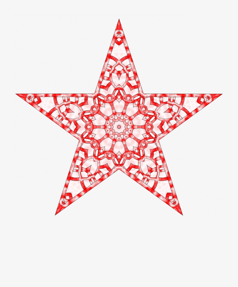 Christmasree Vintage Star Image Freeuse Downloadechflourish - Printable Tree Topper Star, transparent png #9222160